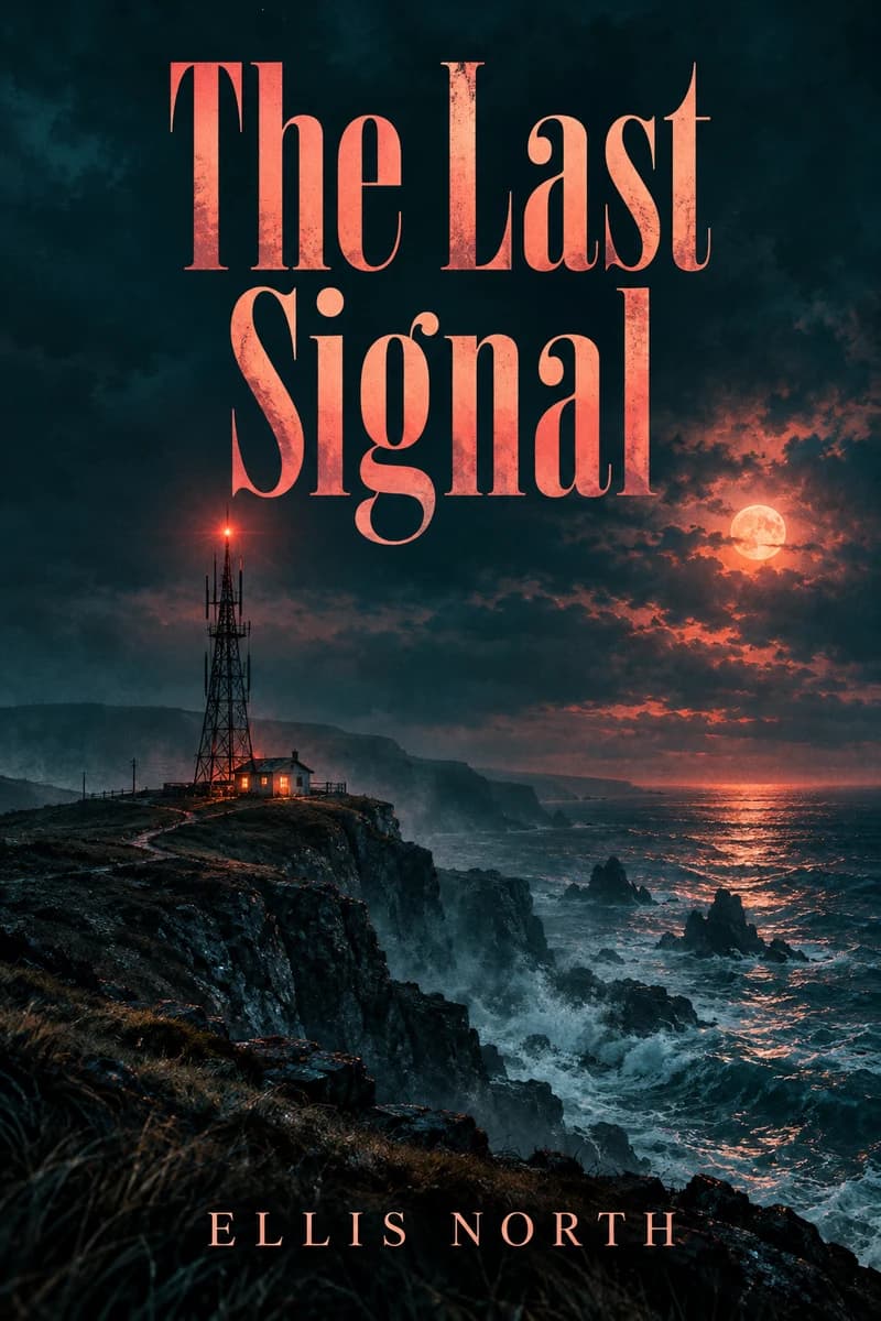 Original cover for The Last Signal by Ellis North, a fictional demo book
